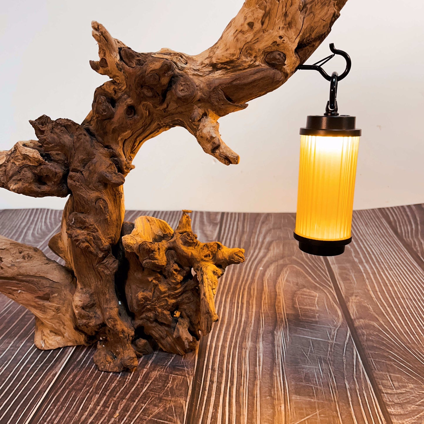 Driftwood Table Lamp,Wooden Night Lamp,Handcrafted Root Lamp